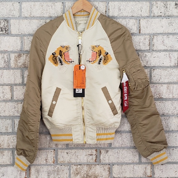 Alpha Industries Other - Alpha Industries Tiger Souvenir Bomber Jacket